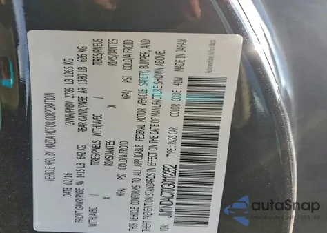 2016 Mazda Mx-5 Miata Club z USA, uszkodzony, nr VIN JM1NDAC70G0112252